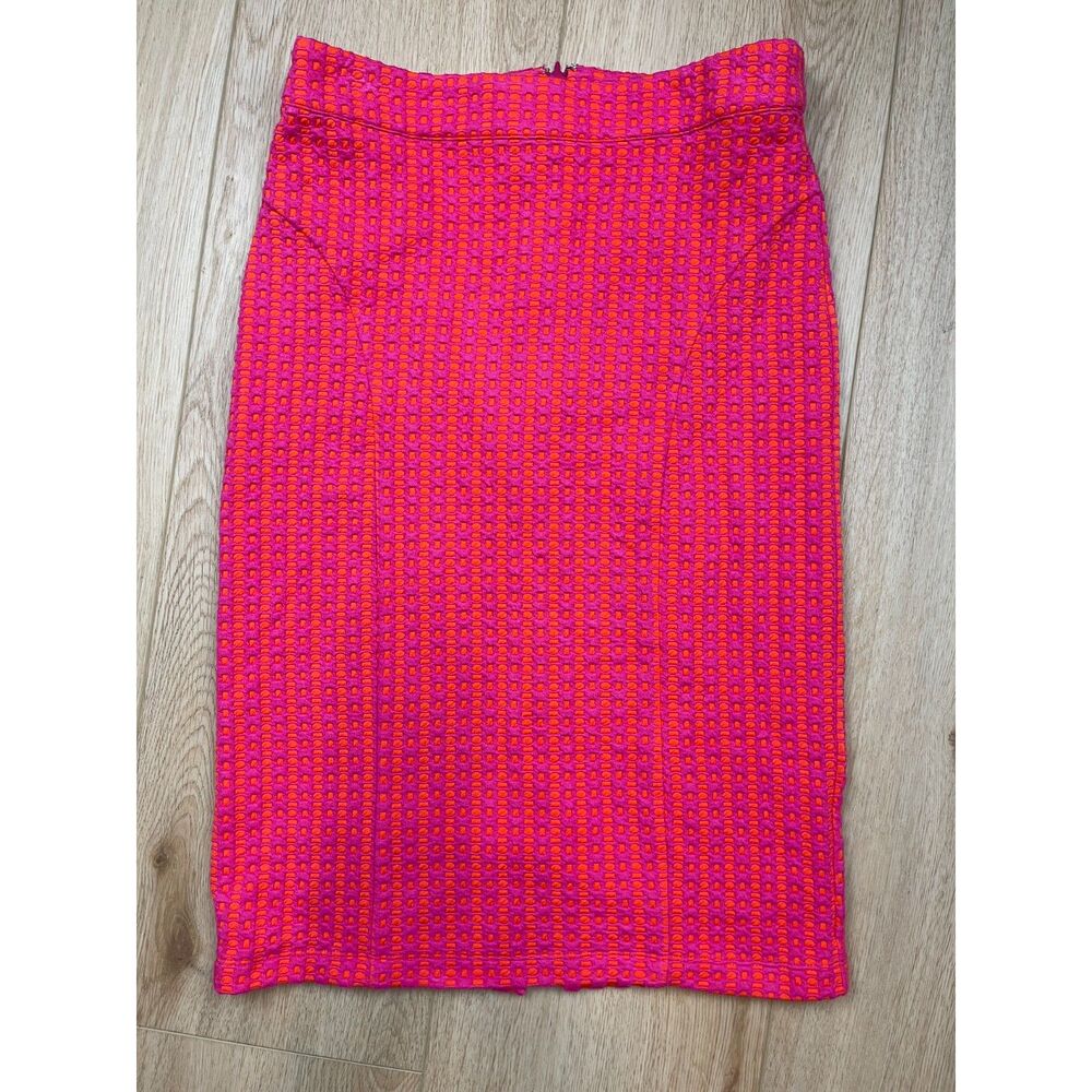 Maeve by Anthropologie Pink & Orange Textured Pencil Skirt – Size S